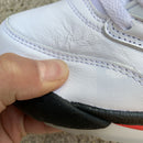 Air Jordan 5 Retro Fire Red Silver Tongue