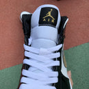 Air Jordan 1 Mid Patent Black White Gold