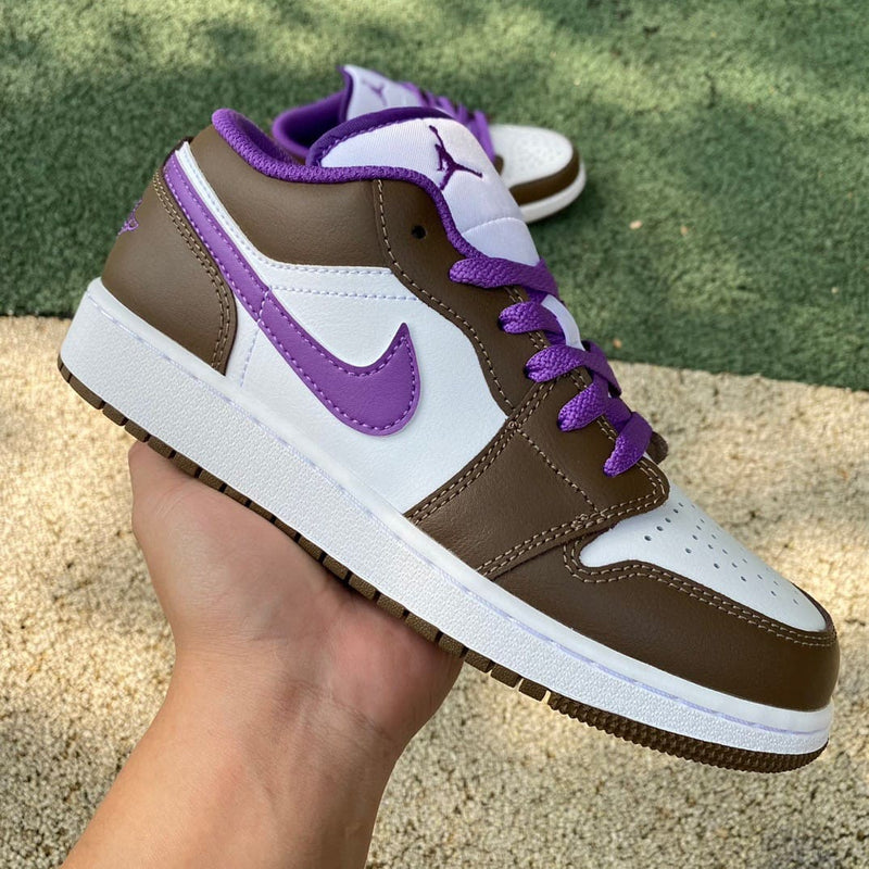 Air Jordan 1 Low Purple Mocha