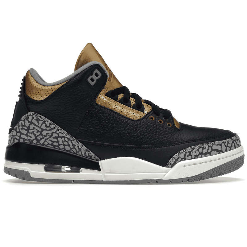 Air Jordan 3 Retro Black Cement Gold