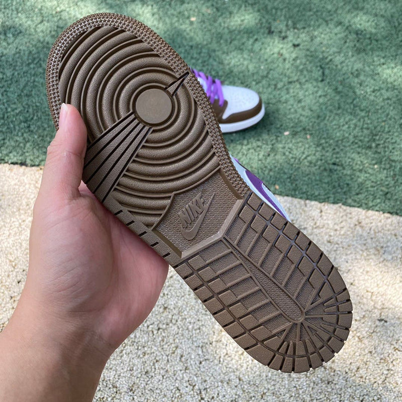 Air Jordan 1 Low Purple Mocha