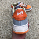 A Bathing Ape Bape Sta Low Grey Orange