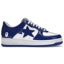 A Bathing Ape Bape Sta Patent Leather White Blue