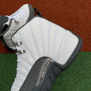 Air Jordan 12 Retro White Dark Grey