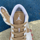 Air Jordan 1 Low Tan White