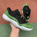 Air Jordan 11 Retro Low Green Snakeskin