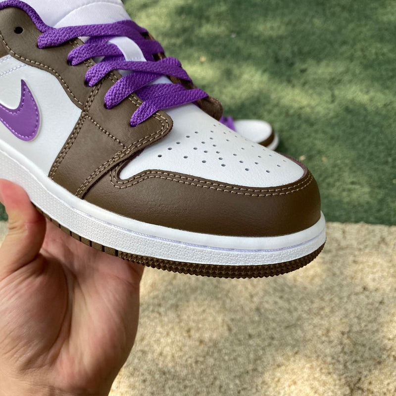 Air Jordan 1 Low Purple Mocha