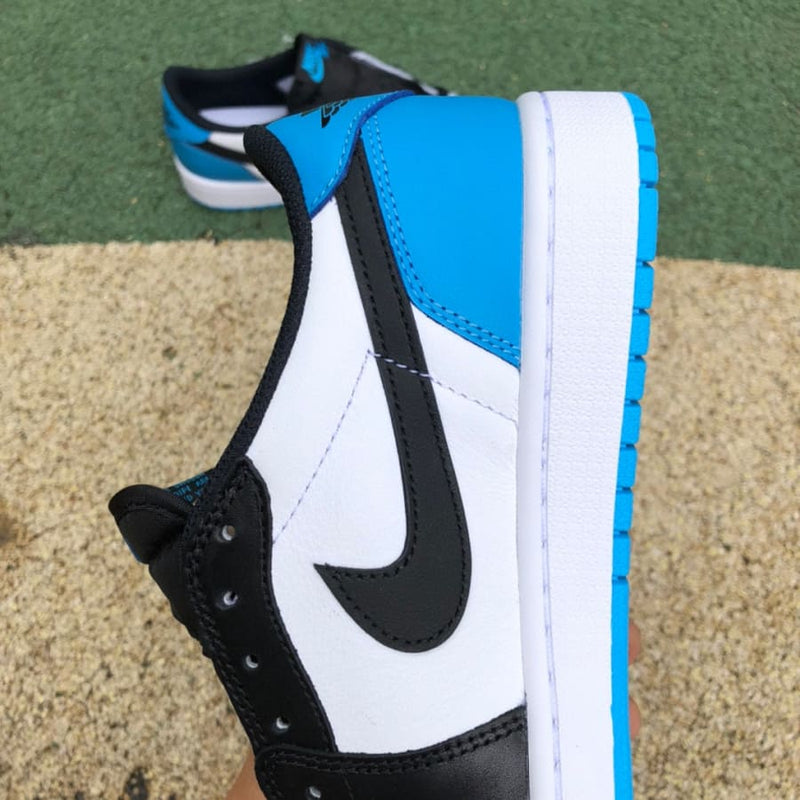 Air Jordan 1 Retro Low Black Dark Powder Blue