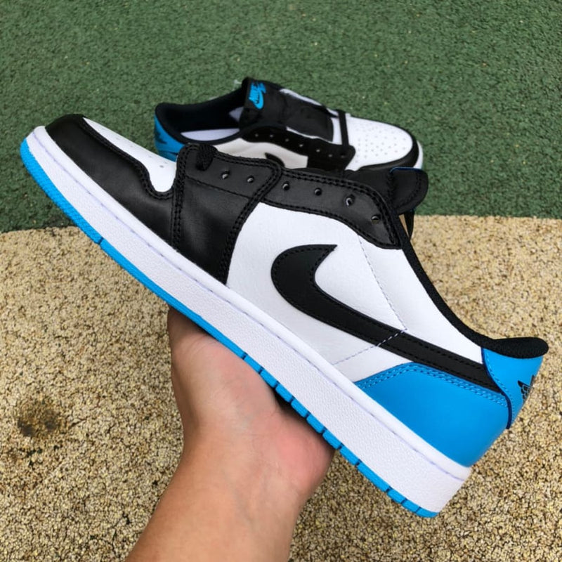 Air Jordan 1 Retro Low Black Dark Powder Blue