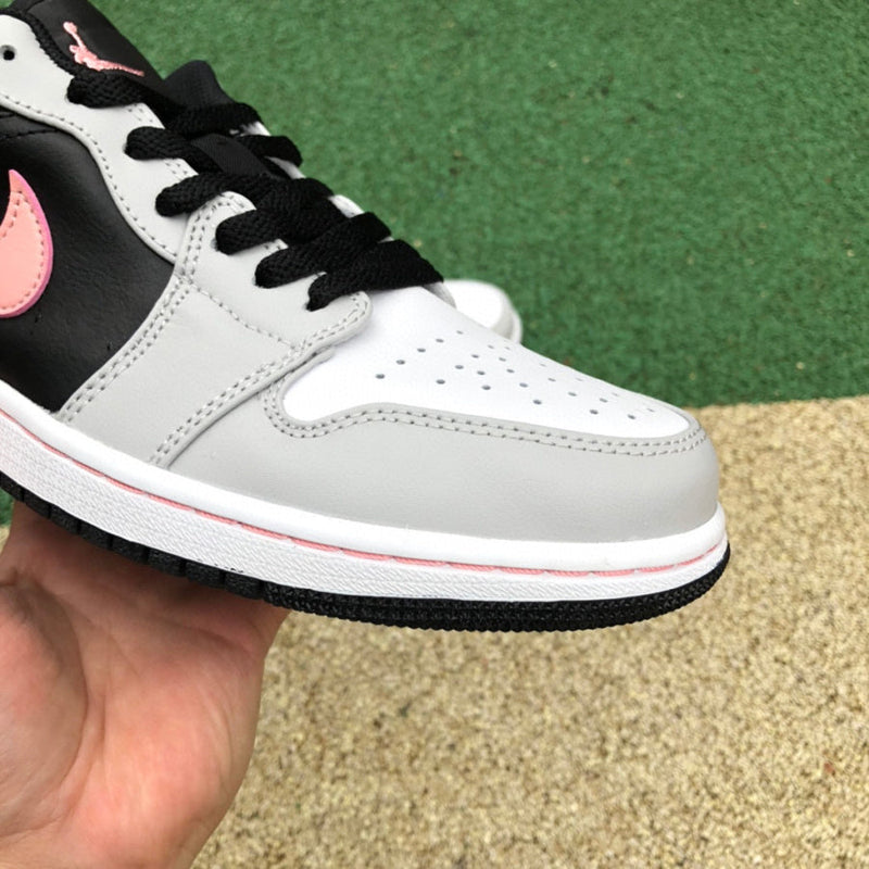 Air Jordan 1 Low Black Grey Pink