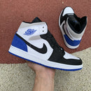 Air Jordan 1 Mid Royal Black and Blue