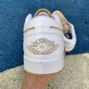 Air Jordan 1 Low Tan White