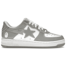 A Bathing Ape Bape Sta Patent Leather White Grey