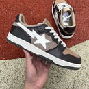 A Bathing Ape Bape SK8 Sta Brown Ivory