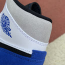 Air Jordan 1 Mid Royal Black and Blue