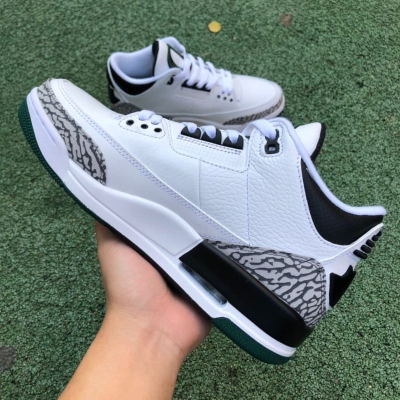 Air Jordan 3 Retro Oregon Ducks Pit Crew White