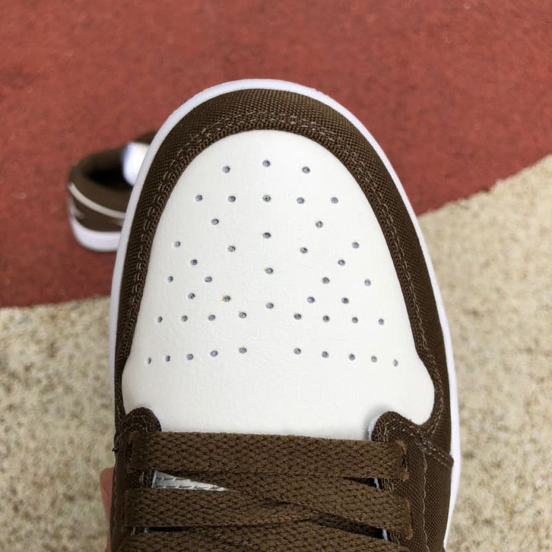 Air Jordan 1 Low Brown Canvas