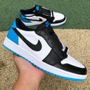 Air Jordan 1 Retro Low Black Dark Powder Blue