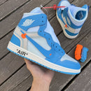 Air Jordan 1 Retro High Off-White University Blue