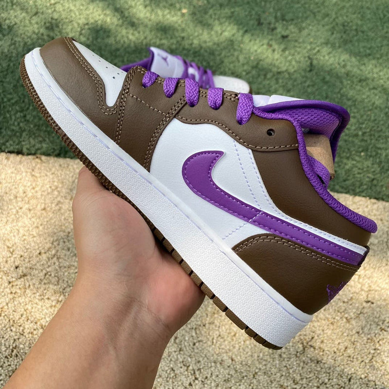 Air Jordan 1 Low Purple Mocha