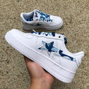 A Bathing Ape Bape Sta Low ABC Camo White Blue