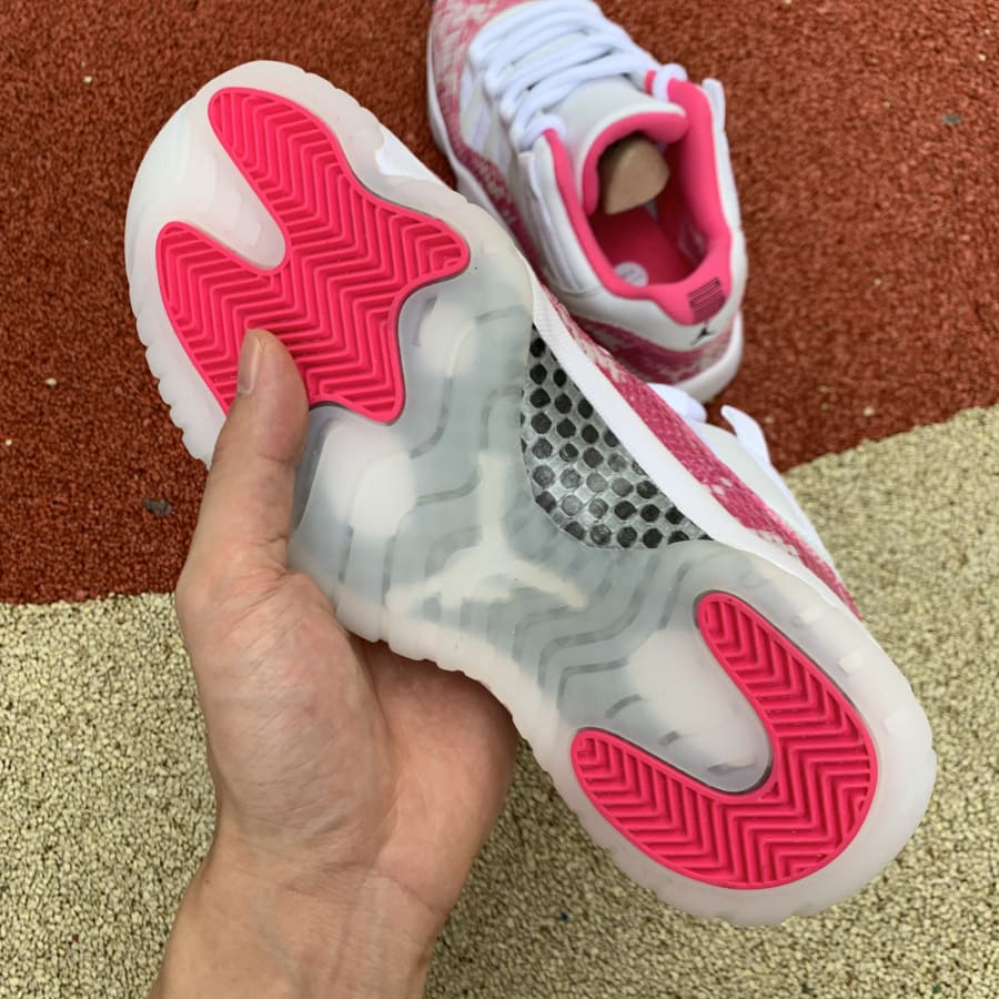 Air Jordan 11 Retro Low Pink Snakeskin - Main Image