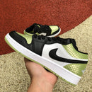 Air Jordan 1 Low Snakeskin Vivid Green