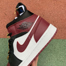 Air Jordan 1 Mid SE Black Dark "Beetroot"