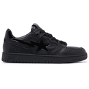 A Bathing Ape Bape SK8 Sta Triple Black Patent Leather