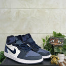Air Jordan 1 Mid Obsidian "Sanded Purple"