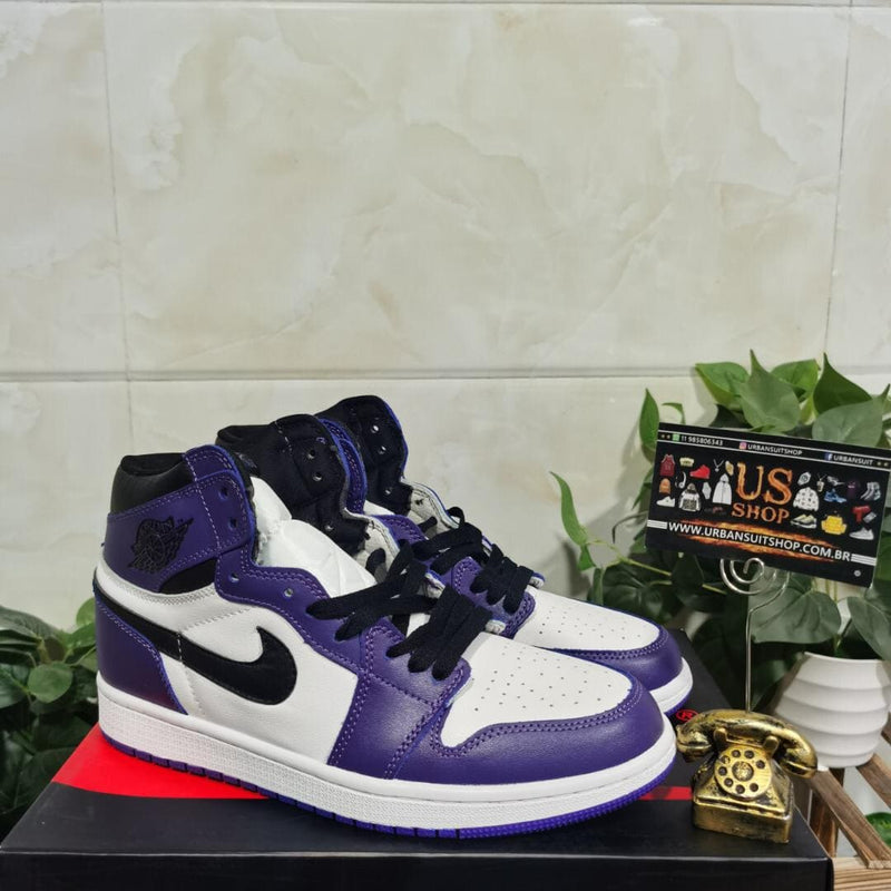 Air Jordan 1 Retro High Court Purple White