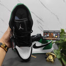 Air Jordan 1 Low White Black "Mystic Green"