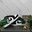 Air Jordan 1 Low White Black "Mystic Green"
