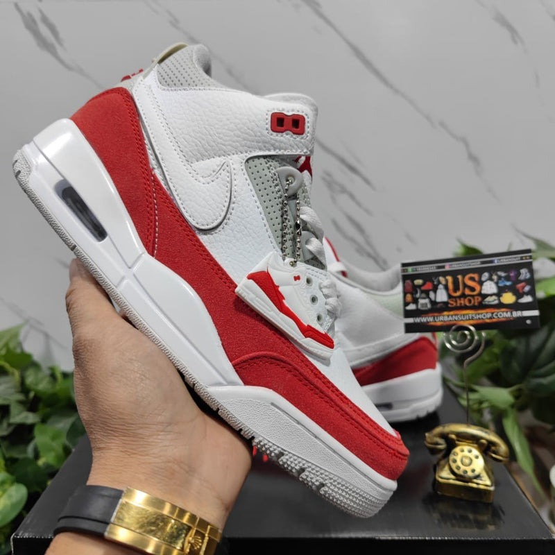 Air Jordan 3 Retro Tinker White University Red