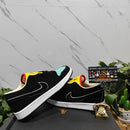 Air Jordan 1 Low Black Aurora Green Laser Orange