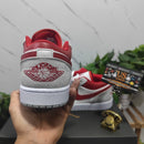 Air Jordan 1 Low SE Light Smoke Grey Gym Red