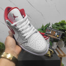 Air Jordan 1 Low SE Light Smoke Grey Gym Red