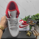 Air Jordan 1 Low SE Light Smoke Grey Gym Red