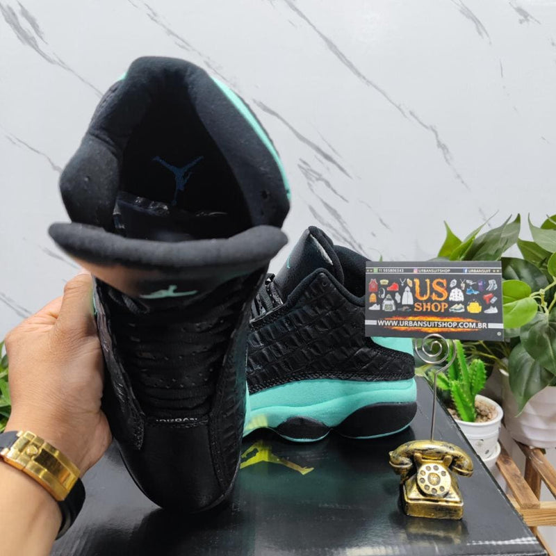 Black Island Jordan 12 Island Green Nike Air Jordan Mid (Green