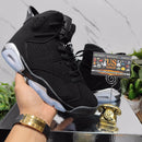 Air Jordan 6 Retro Chrome Metallic Silver