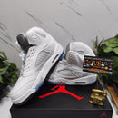 Air Jordan 5 Retro Metallic White