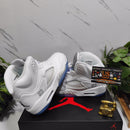 Air Jordan 5 Retro Metallic White