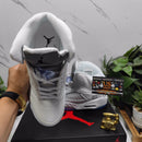 Air Jordan 5 Retro Metallic White