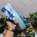 A Bathing Ape Bape SK8 Sta Blue White