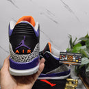 Air Jordan 3 Retro Black Court Purple