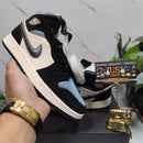 Air Jordan 1 Mid Satin Grey Toe