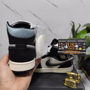 Air Jordan 1 Mid Satin Grey Toe