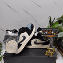 Air Jordan 1 Mid Satin Grey Toe