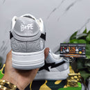 A Bathing Ape Bape Sta Low Grey Black