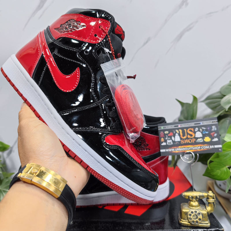 Air Jordan 1 Retro High Patent Bred